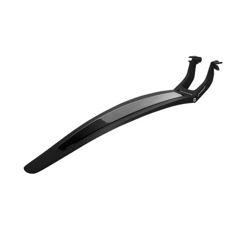 Garde Boue VTT AR 16'' À 29" Polisport S-Mud Noir (Sur Rail De Selle) Longueur 350 mm