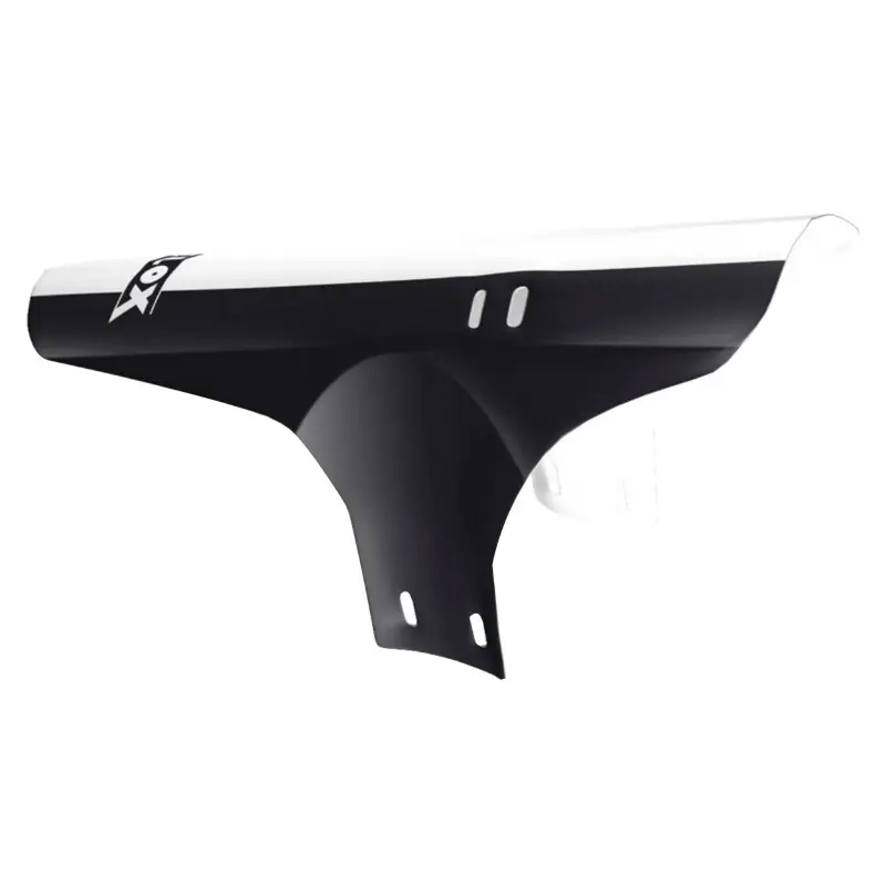 Garde Boue VTT AV Velox Colori Noir-Blanc Fixation Fourche Rilsan