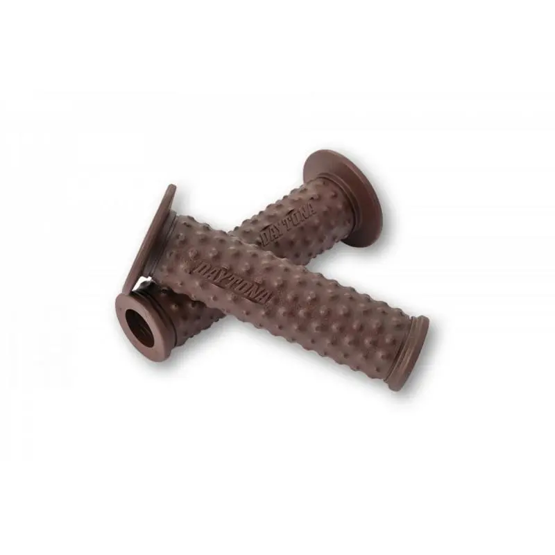 GGD-KANI DAYTONA Paire de poignées marrons - 22mm - open end
