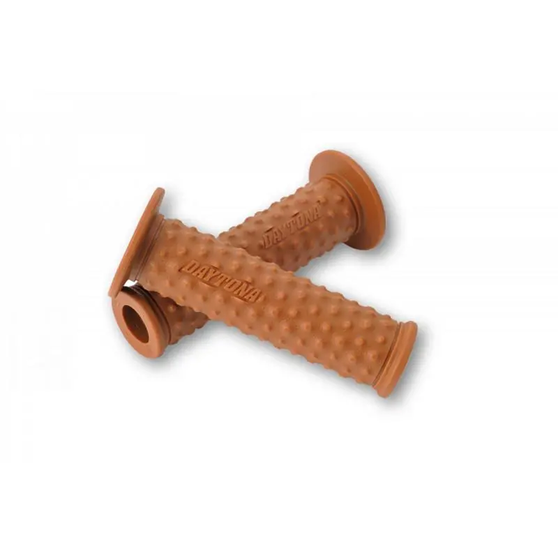 GGD-KANI DAYTONA Paire de poignées marrons clair - 22mm - open end