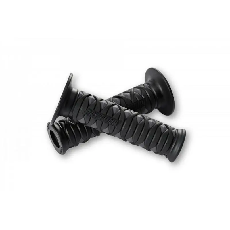 GGD-KATANA DAYTONA Paire de poignées grises - 22mm - open end