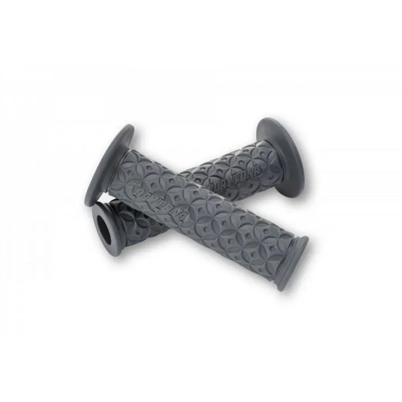 GGD-NINJA DAYTONA Paire de poignées grises - 22mm - open end