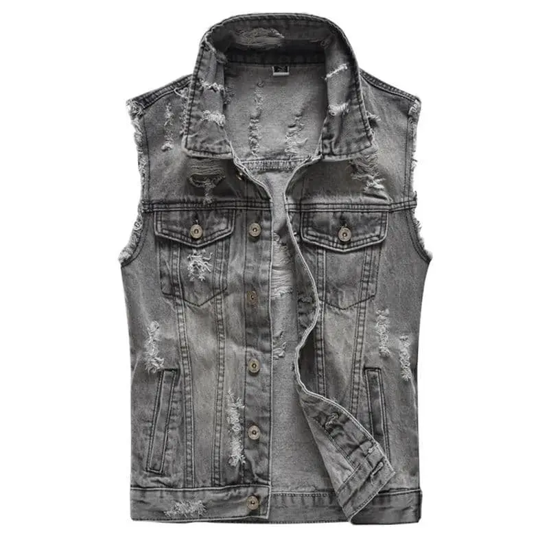 Gilet jean biker - Dark