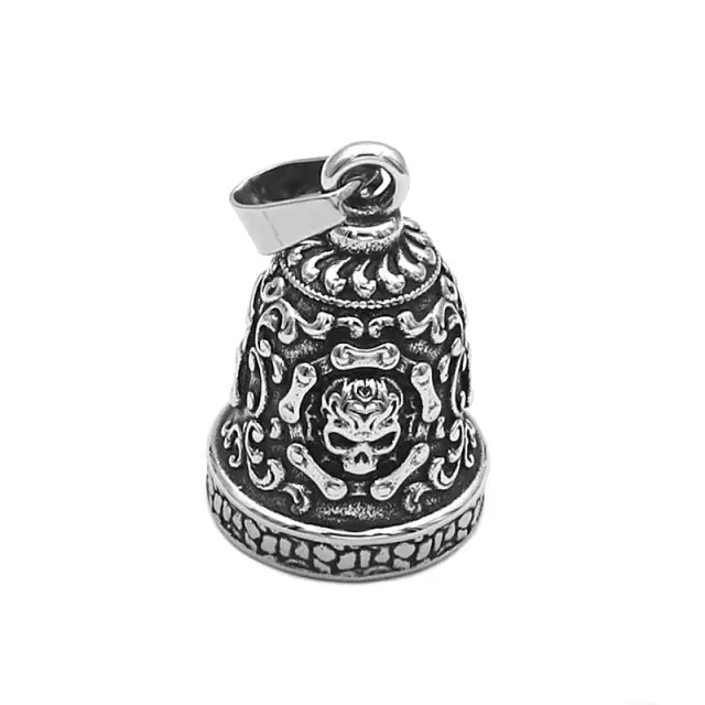 Guardian bell - Biker skull
