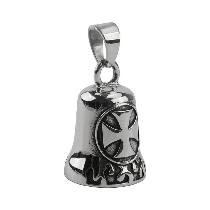 Guardian bell - Croix de malte argent