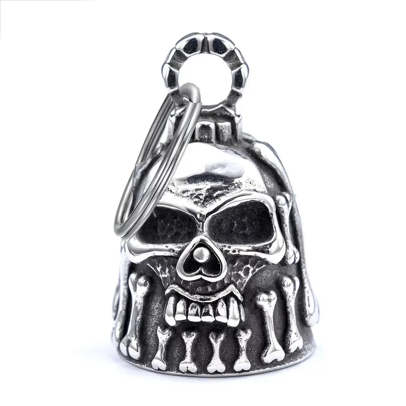 Guardian bell - Tête de mort et os
