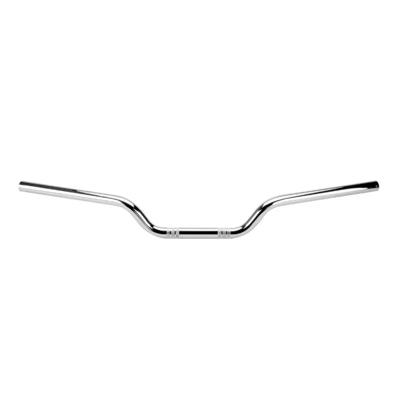 Guidon moto Domino acier chrome - Confort & Performance