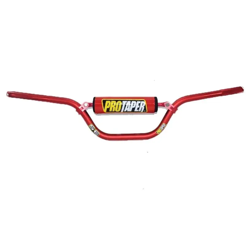 Guidon pro taper - 22mm Rouge
