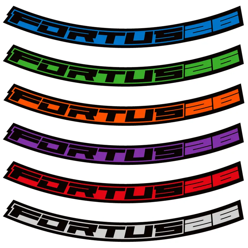 Hope Fortus 26 Rim Decal Kits 26 inch, 27.5 inch and 29 inch