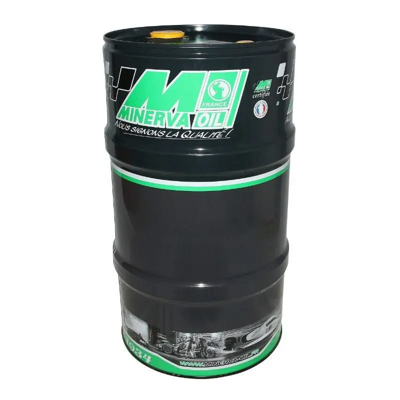 HUILE MOTEUR 2 TEMPS MINERVA SCOOTER/50 A BOITE/MOTO TSR SYNTHESE (60L TONNELET) (100% MADE IN FRANCE)