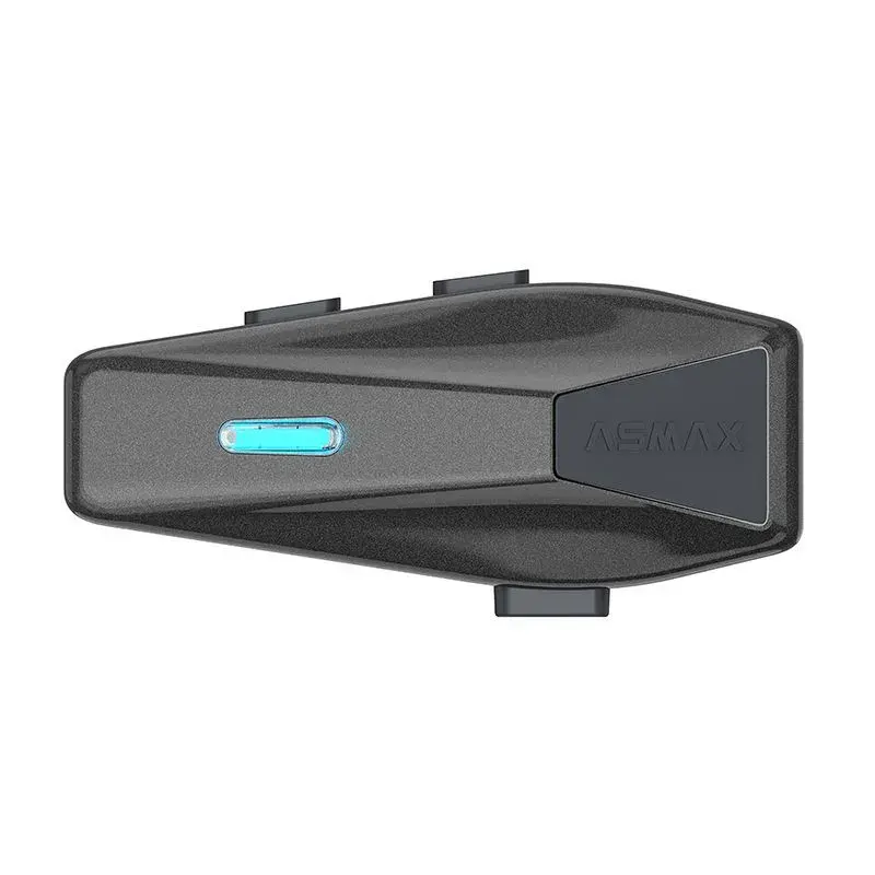 Intercom Moto ASMAX S2 – Bluetooth 5.4 - 8 Pilotes -15km- IP67