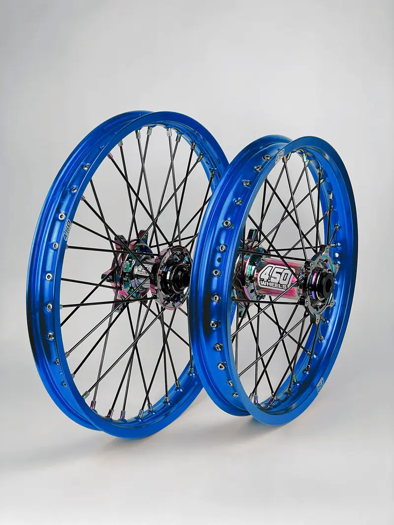 Jantes Cross 4.50 WHEELS édition fuel & Bleu