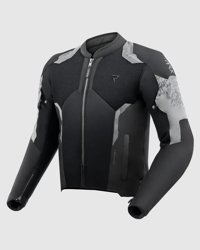Jax Blouson Moto Gris