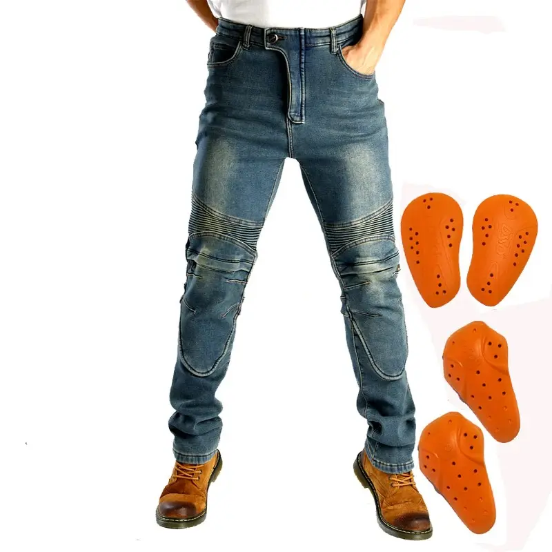 Jean de moto avec kevlar
