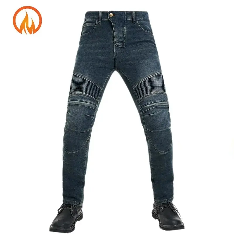 Jean Moto Hiver Homme Doublé Polaire | ThermalGear™