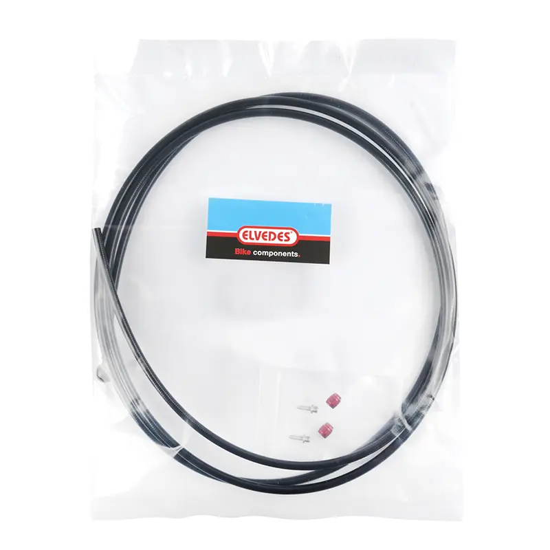 Kit Durite De Remplacement Elvedes Pour Frein Hydraulique Sram Noir 2000 mm (Inclus Banjo)