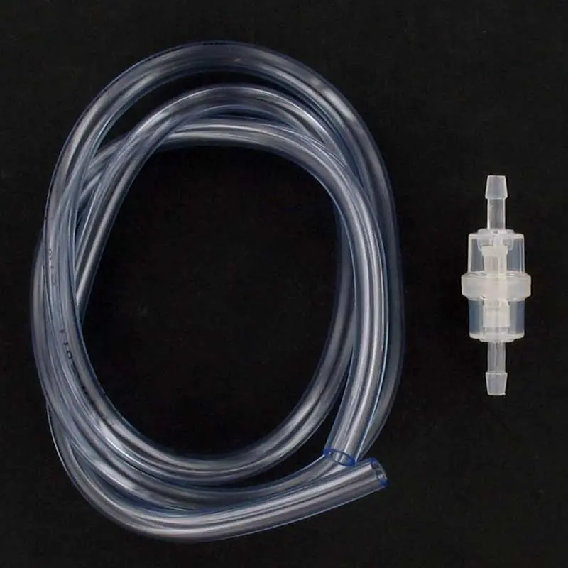 Kit durite transparente 5x8 + filtre essence cylindrique D6 | Brazoline