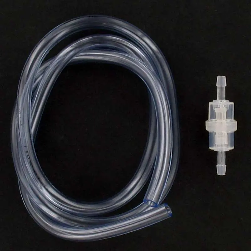 Kit durite transparente 6x9 + filtre essence cylindrique D6 | Brazoline