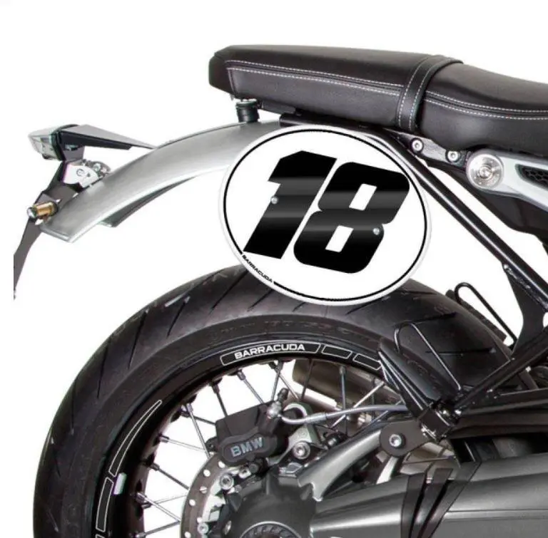 KIT SUPPORT NUMERO (PAIRE) BMW R NINE T