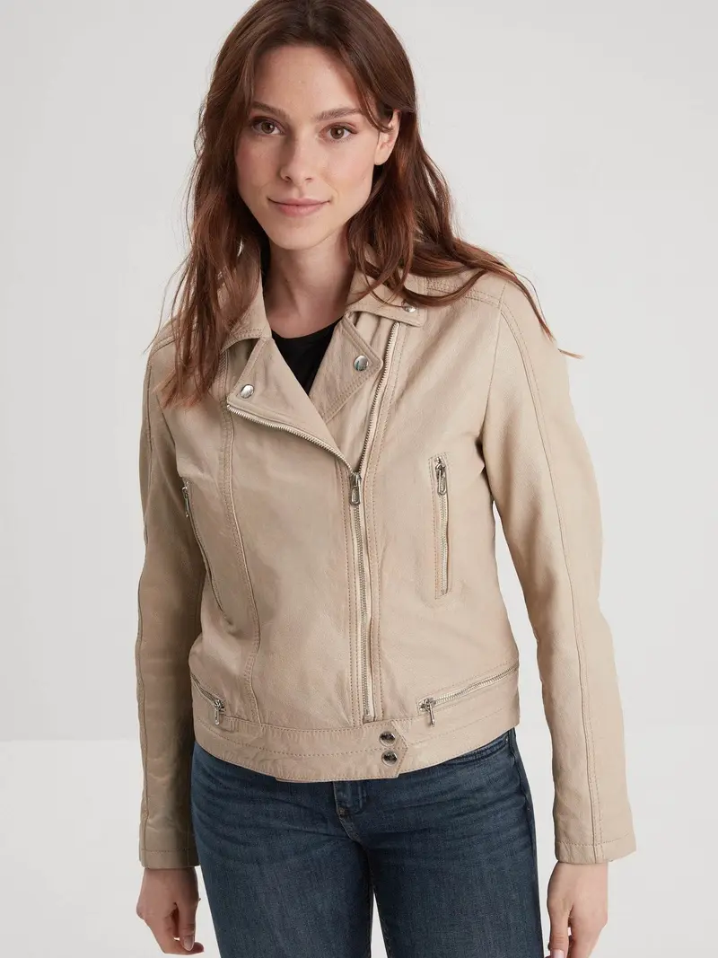 Lea - Blouson cuir femme
