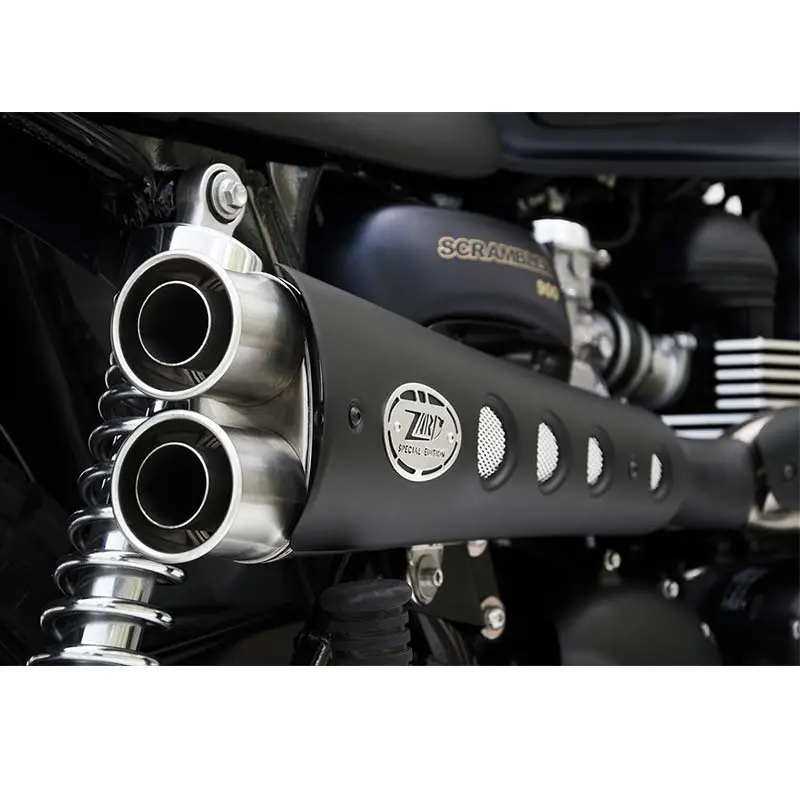 Ligne complète inox Spécial Édition pour Triumph Scrambler 900 (2001-2016) | Zard