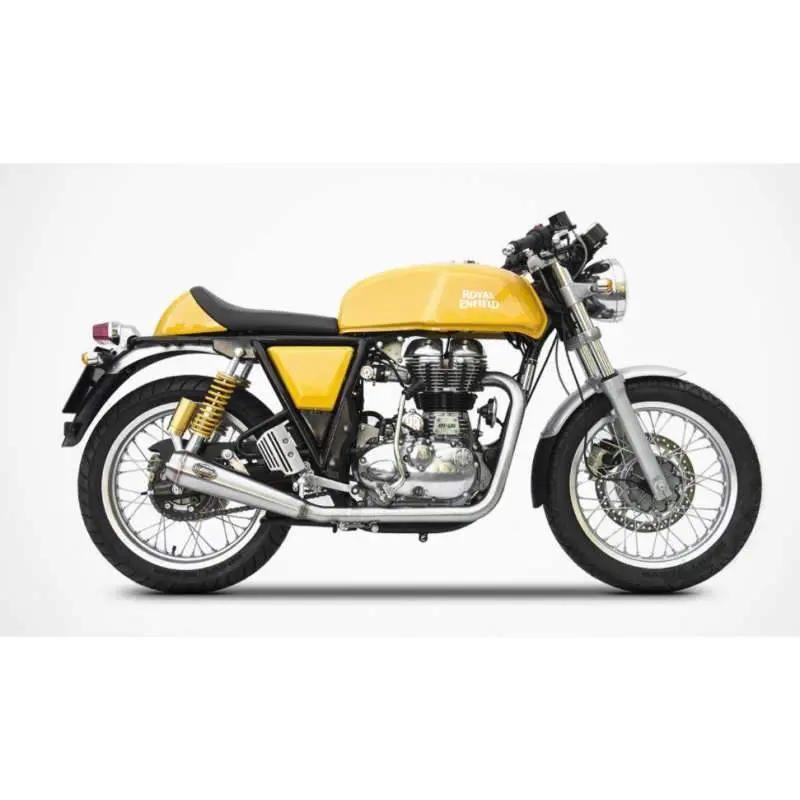 Ligne d'échappement Zard inox Royal Enfield Continental GT 535