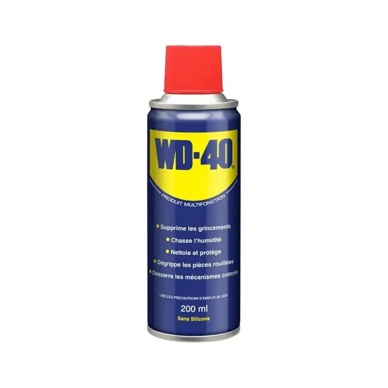 LUBRIFIANT WD-40 MULTIFONCTION CLASSIQUE (AEROSOL 200 ml)