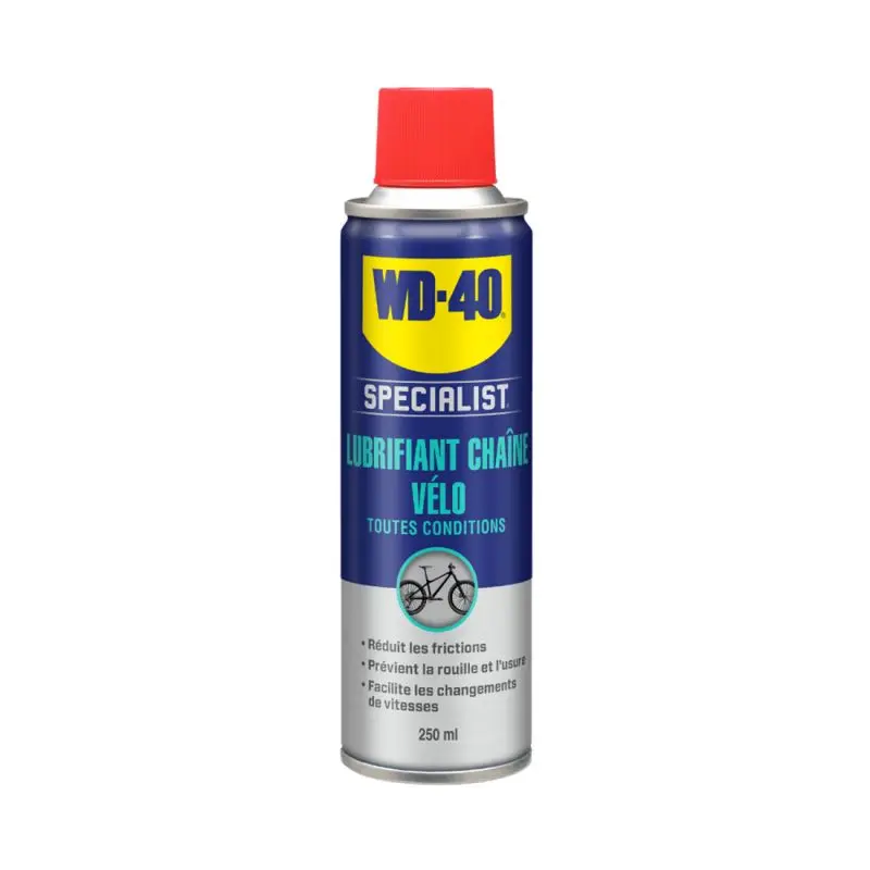 Lubrifiant WD40 Bike chaine toutes conditions 250ml