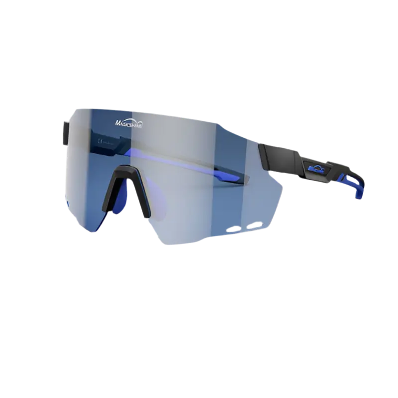 Lunettes WindBreaker - noir/bleu + écran bleu