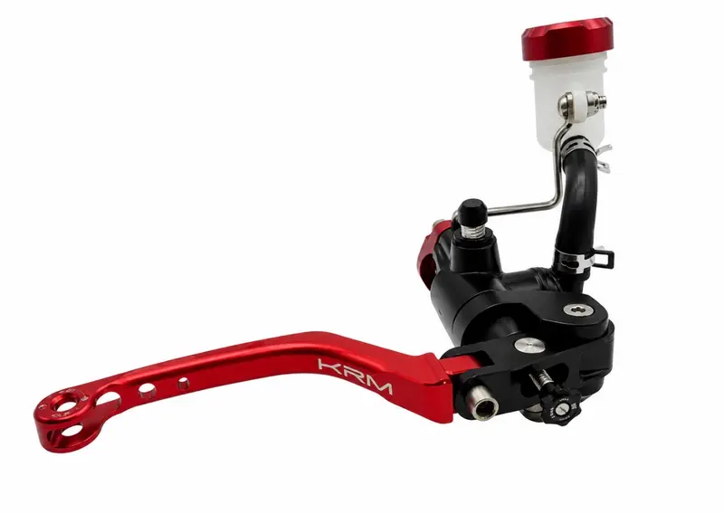 Maître cylindre de frein avant KRM repliable rouge – 50cc