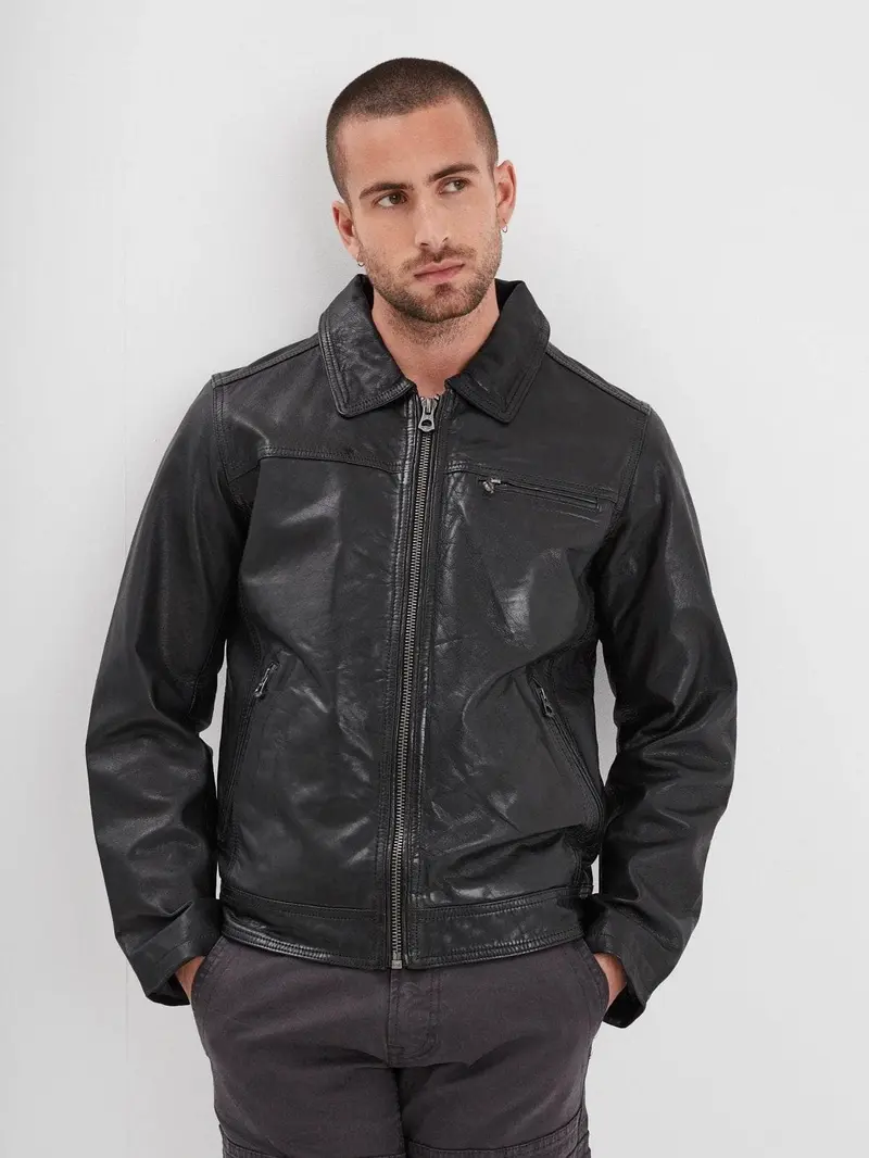 Major - Blouson cuir homme
