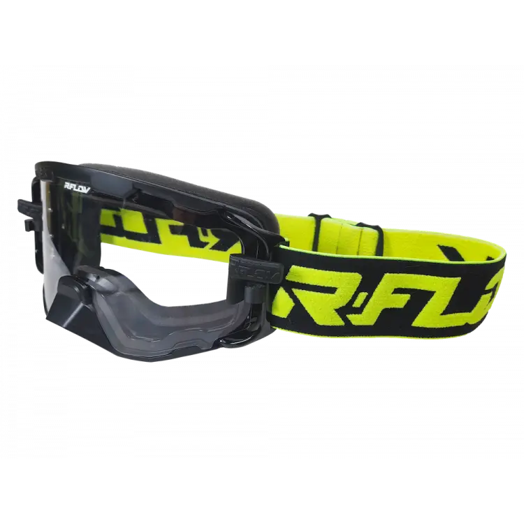Masque Anti-Buée Next Noir-Jaune  R-FLOW