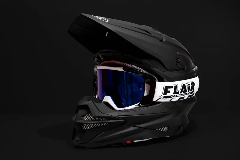 Masque cross FLAIR blanc
