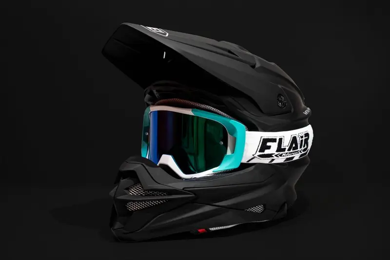 Masque cross FLAIR bleu