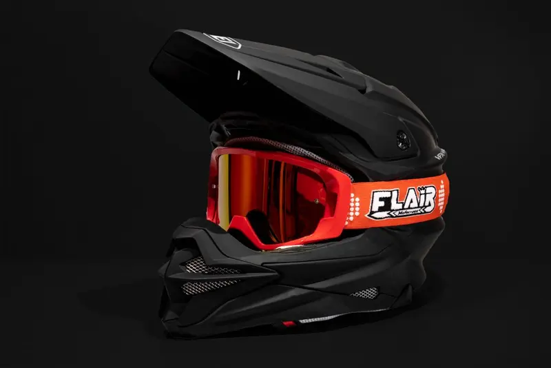 Masque cross FLAIR rouge
