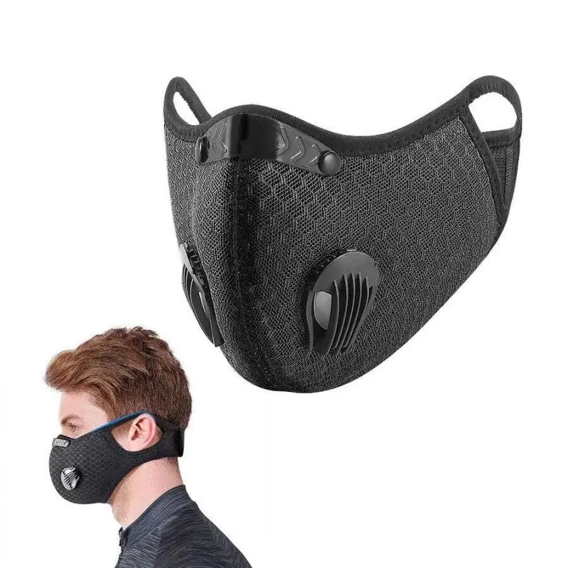 Masque de sport avec filtre anti-pollution