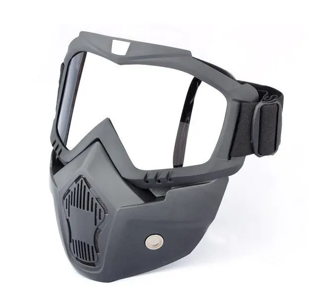 Masque moto bouche