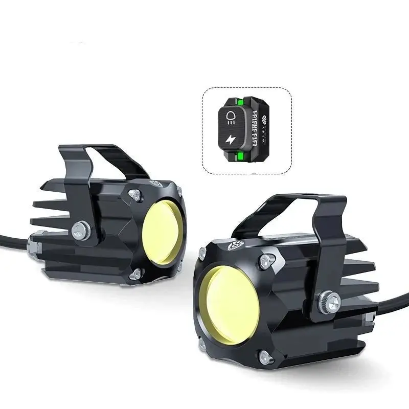 Mini feux additionnels led moto|  F150-S (Interrupteur Sans fil)