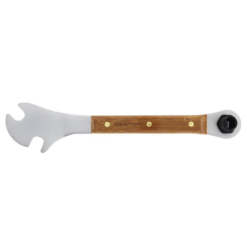 Outil Clé A Pédale Wood 15 mm + Douille 14 & 15 mm Manche Bois Newton