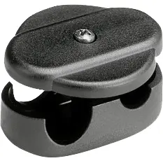 Paire d'attaches fixe Porte-Bagage Klickfix KORBfix II Noir