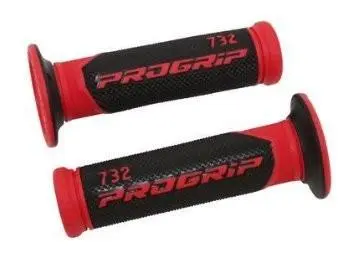 Paire de poignées PROGRIP 732 ROUGE/NOIR