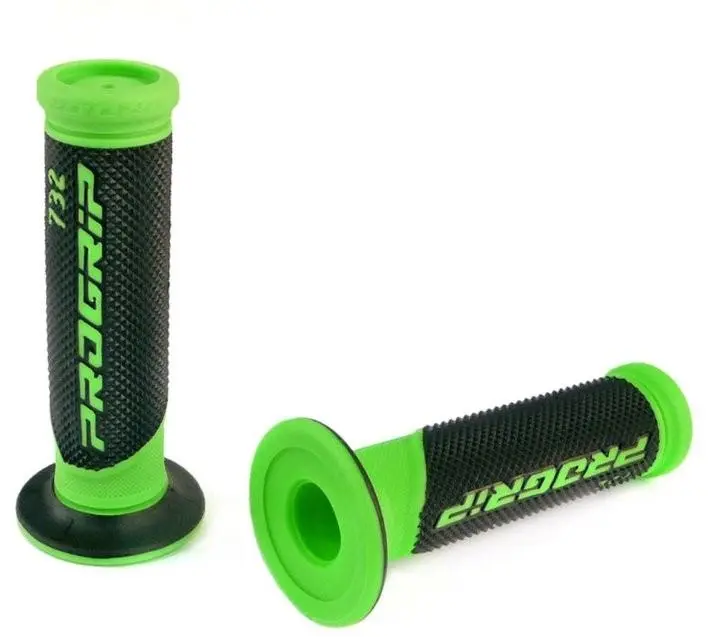 Paire de poignées PROGRIP 732 VERT/NOIR