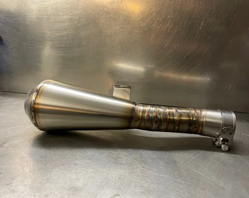 Paire de Silencieux mégaphone Inox BMW R18