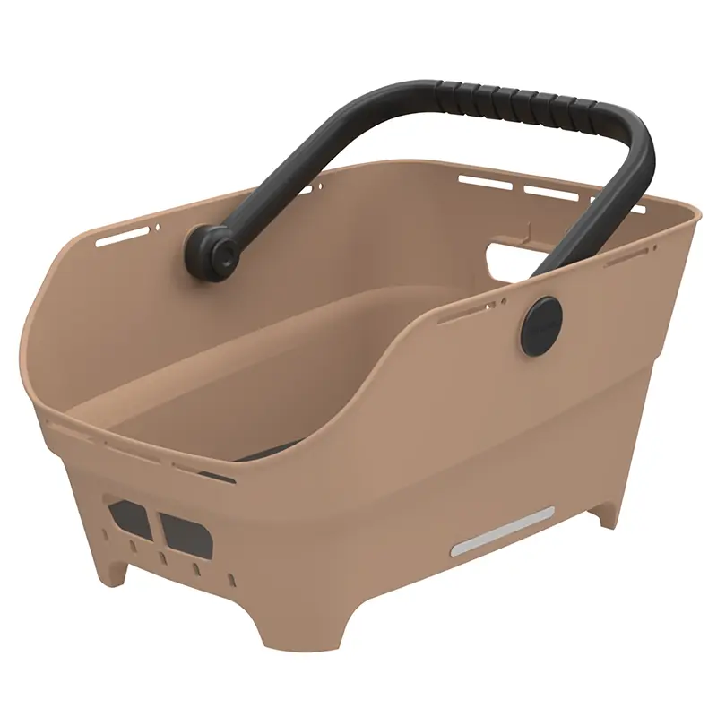 Panier Arrière Synthetique Recycle Cento Neo Mik 2.0 Basil Sable (46X35X25 cm) Compatible Systeme Mik 2.0 (Fixation Inclus)