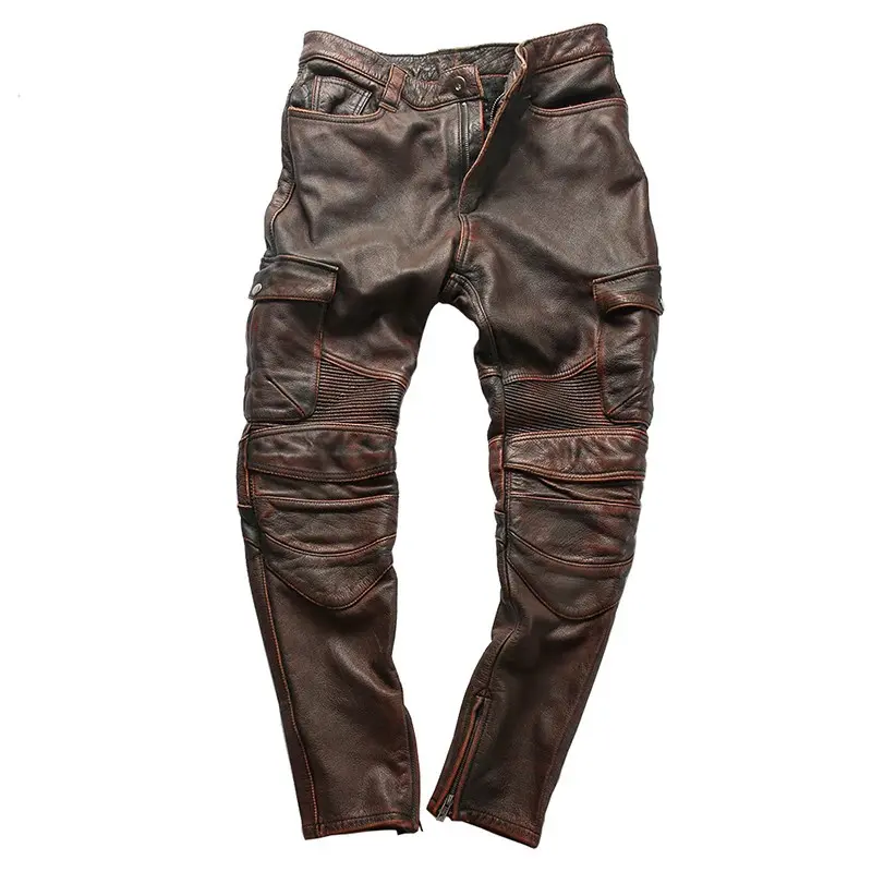 Pantalon de moto en cuir - Smooth