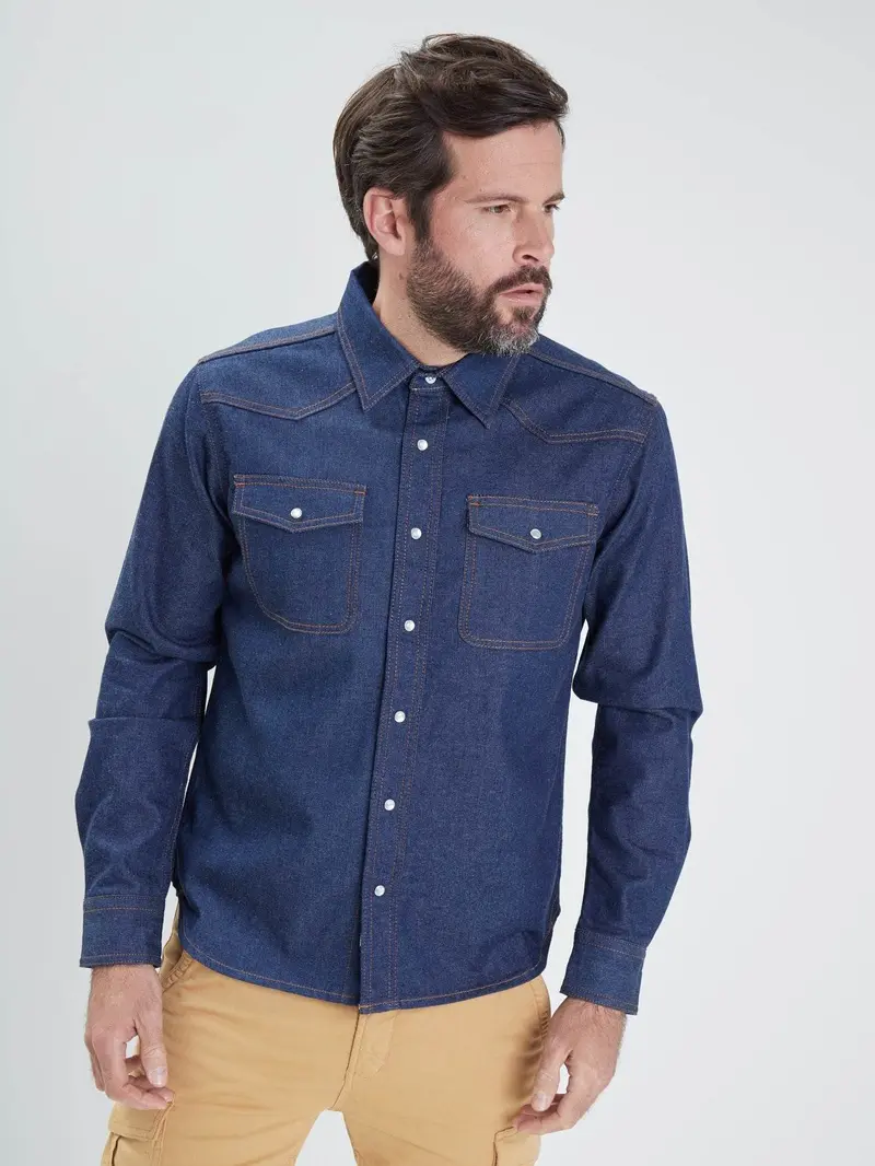 Patroller - Chemise denim homme