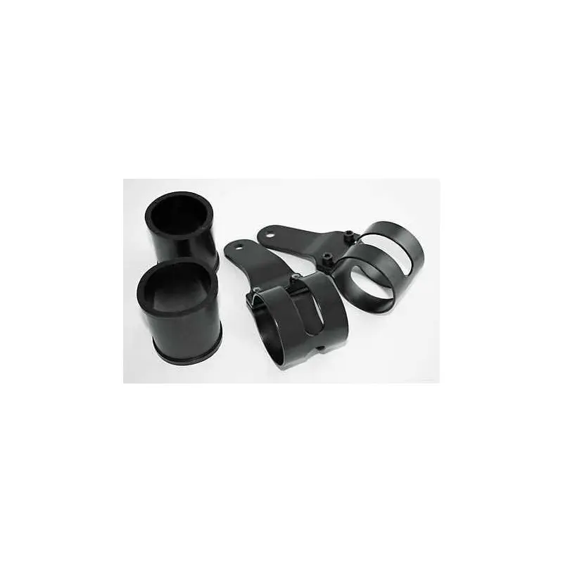 Pattes de phare collier Ø 53-57 mm noires ou chrome