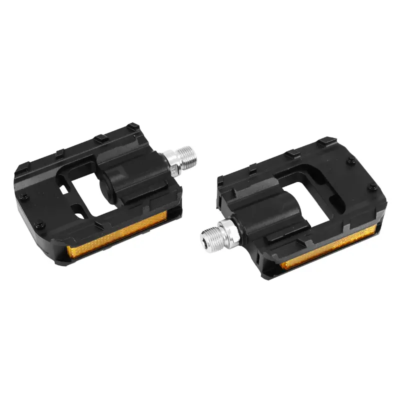 Pédale City Newton Pliante Full Alu Noir-Noir 9-16 Roulement Du (Paire Sur Carte)