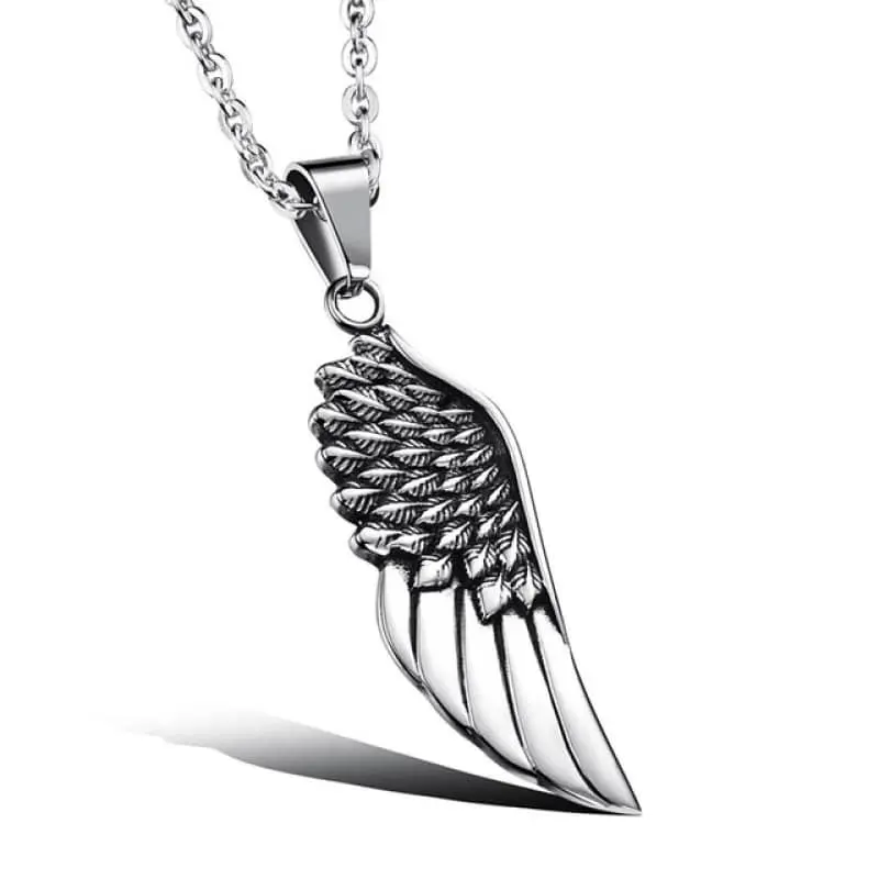 Pendentif moto - Aile d'ange (Avec chaine)