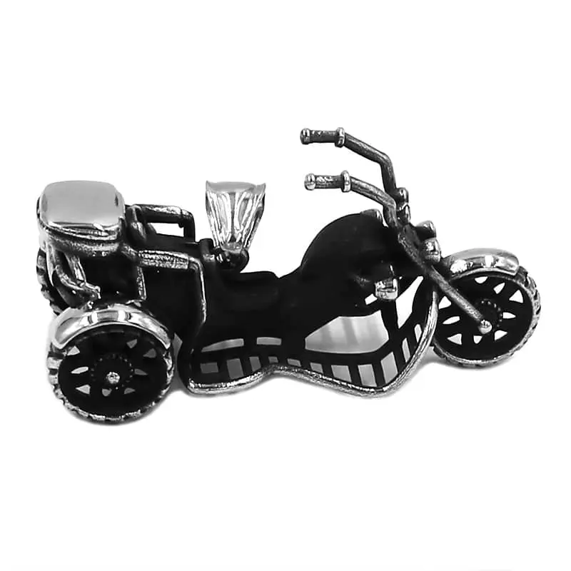 Pendentif moto - Moto Trike (Avec chaine)